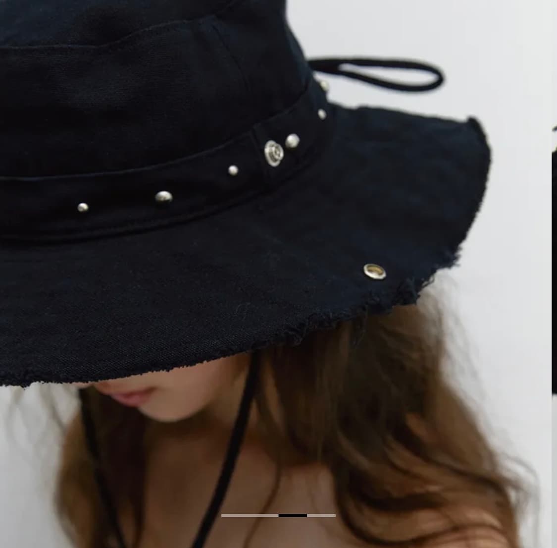 아수라 stud cotton hat 스터드코튼햇 블랙 상품이미지3