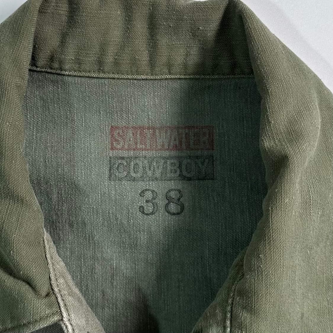 솔트 워터 카우보이 밀리터리 자켓   상품이미지6