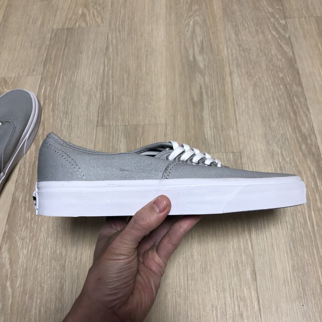 (260) 새상품 반스 VANS 어센틱 그레이 상품이미지6