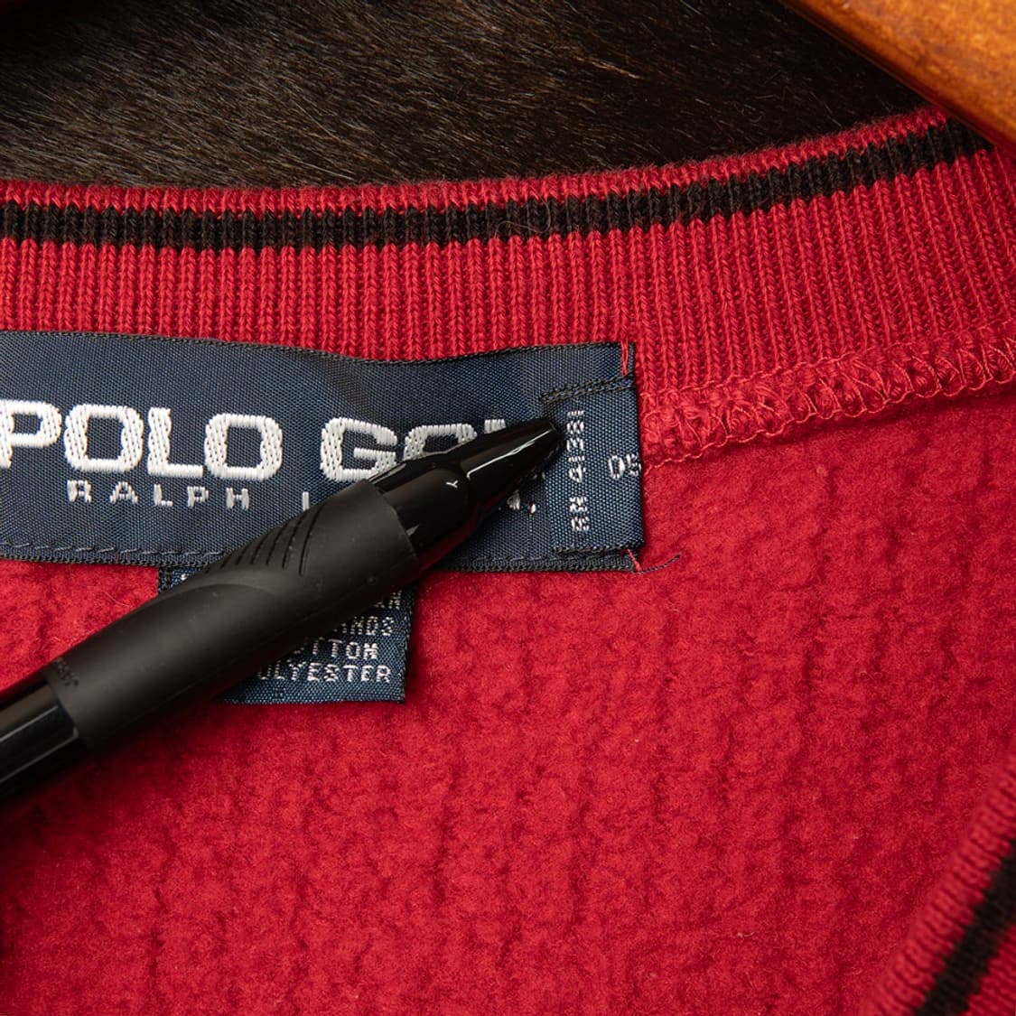 [L] 90s 폴로 랄프로렌 골프 USA 메이드 니팅 베스트  상품이미지5