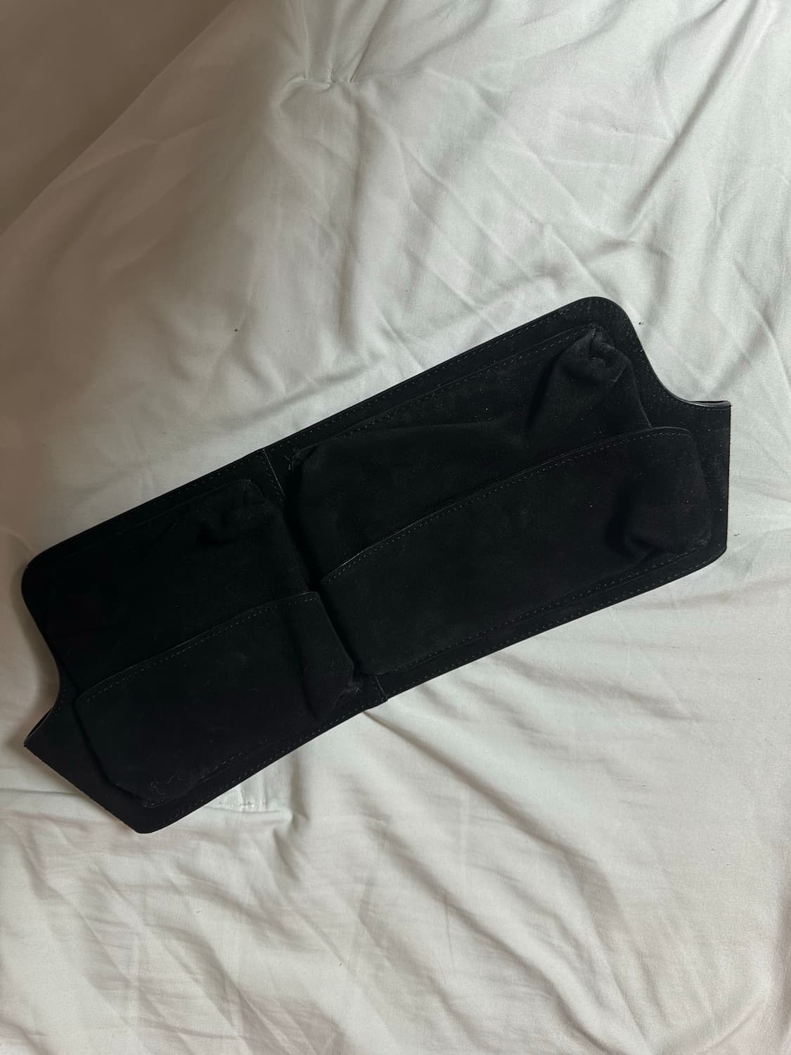 리포스 스웨이드 벨트백 블랙 상품이미지7