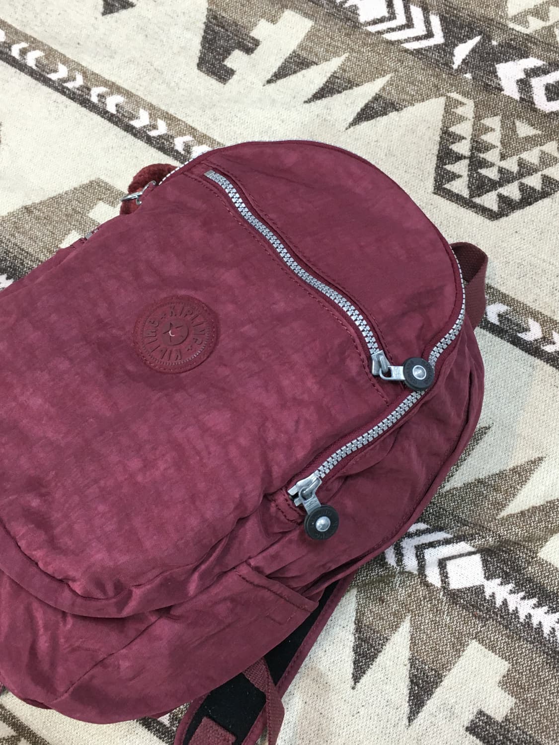 키플링 미니 백팩 버건디 상품이미지6