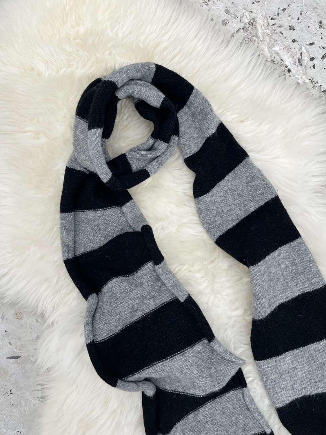 스트라이프 울 코지 머플러  상품이미지5
