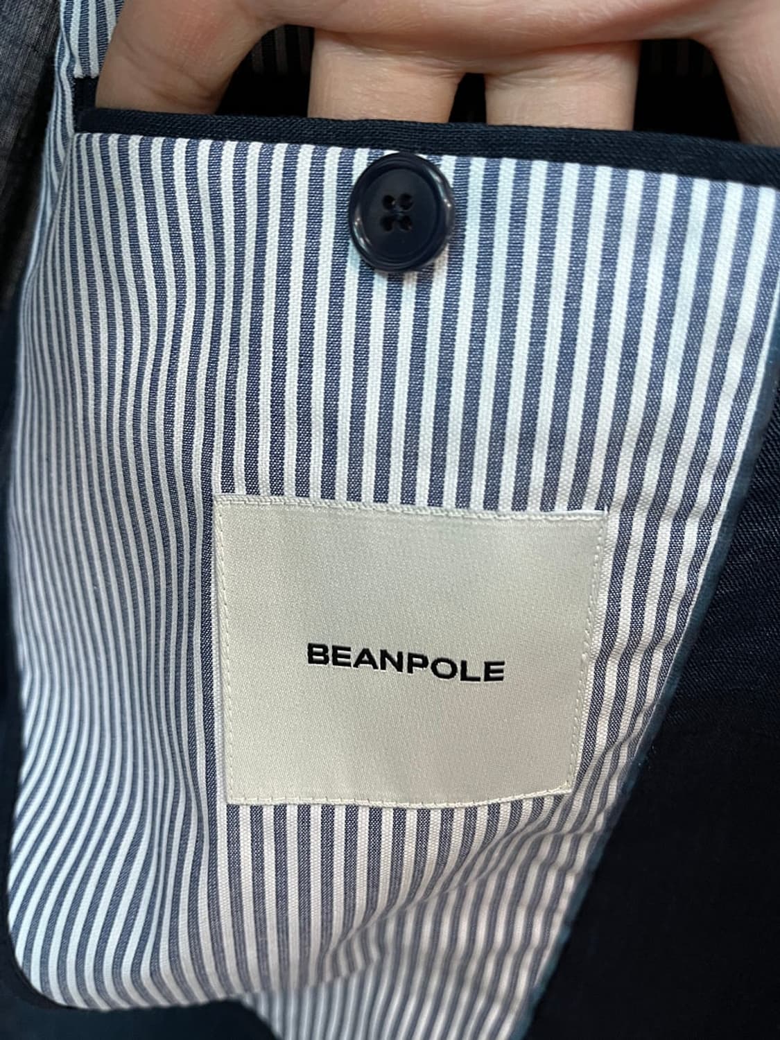 115) 빈폴 네이비 린넨자켓  상품이미지5