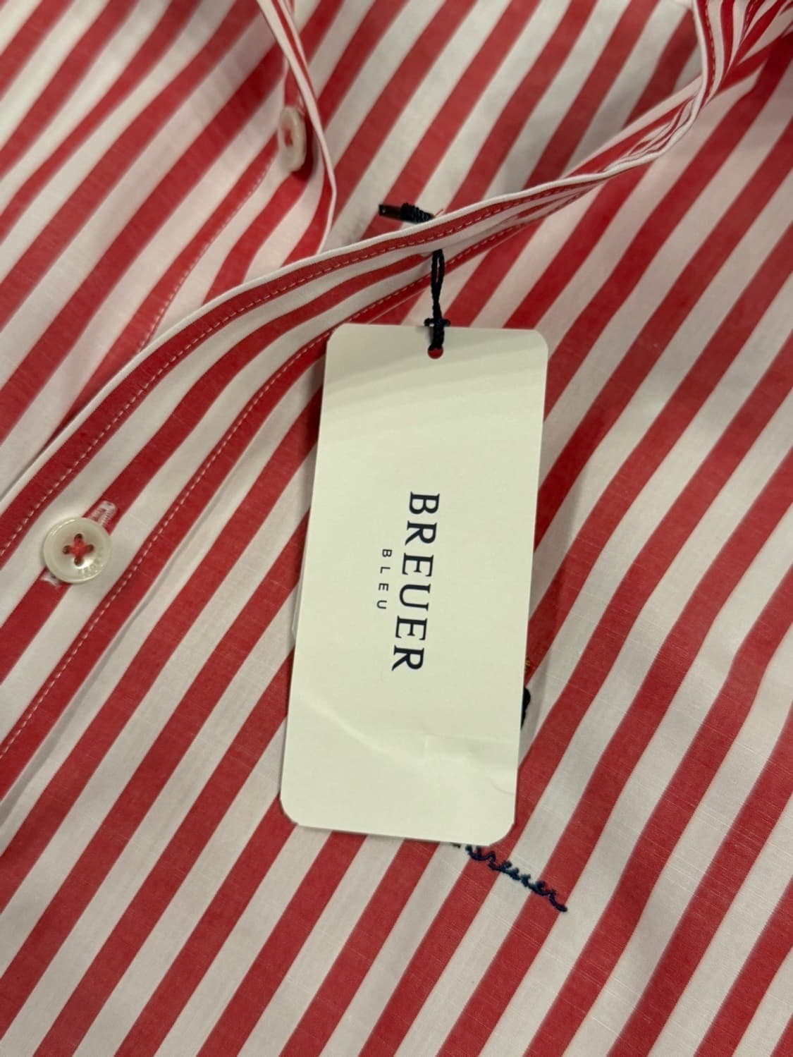 브루이어 런던스트라이프 셔츠 남성100 상품이미지9