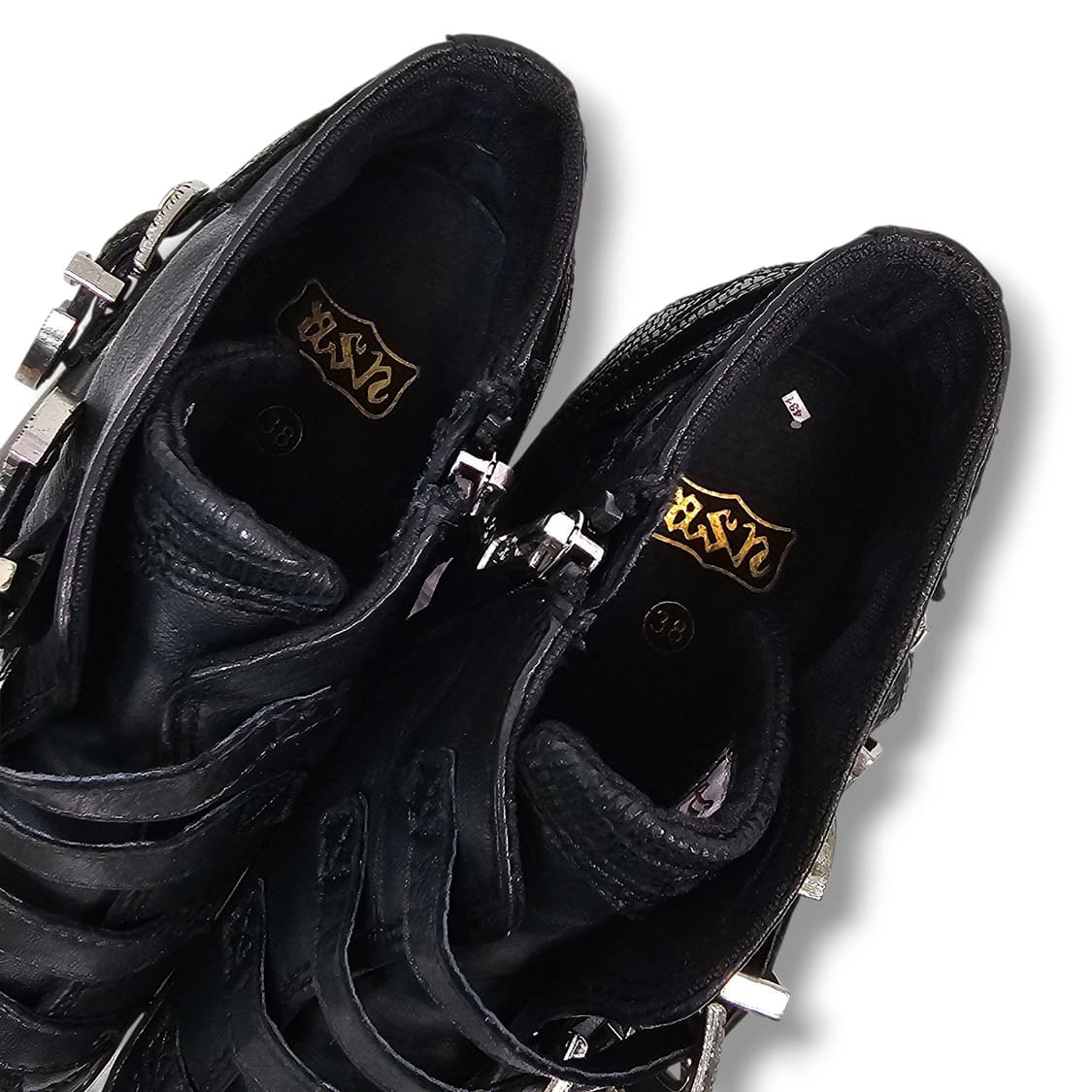 38 Ash 아쉬 블랙 페이즐리 버클 웨지 스니커즈 상품이미지9