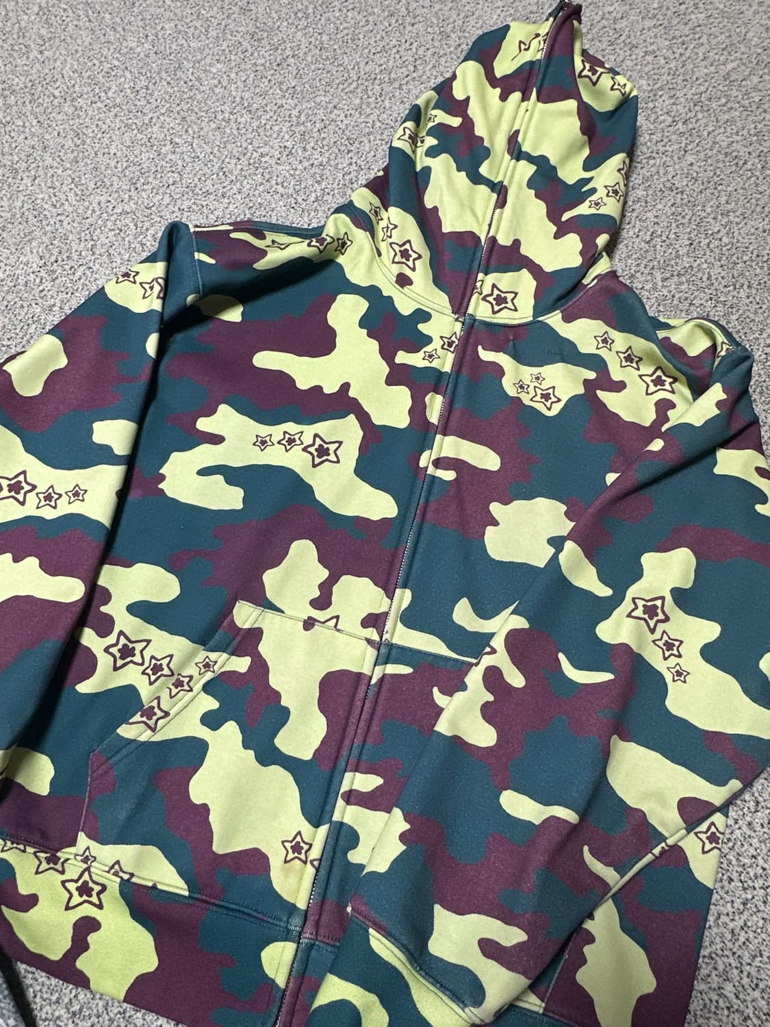 [M] 스타팀 STAR CAMO FULL ZIP HOODIE 스타팀집업 상품이미지3