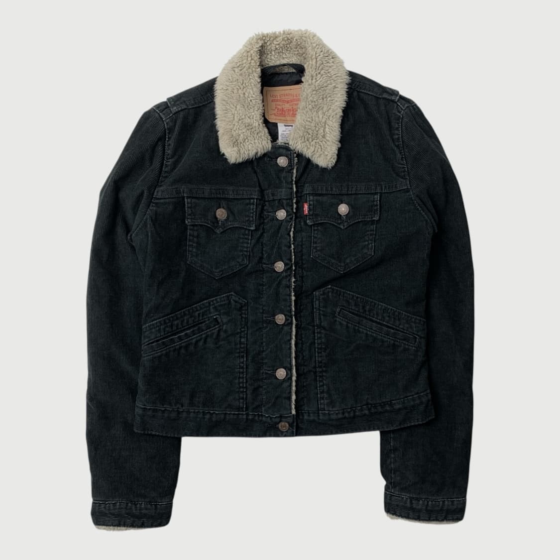 [M/정품] 리바이스 여성 코듀로이 쉐르파 자켓 상품이미지1