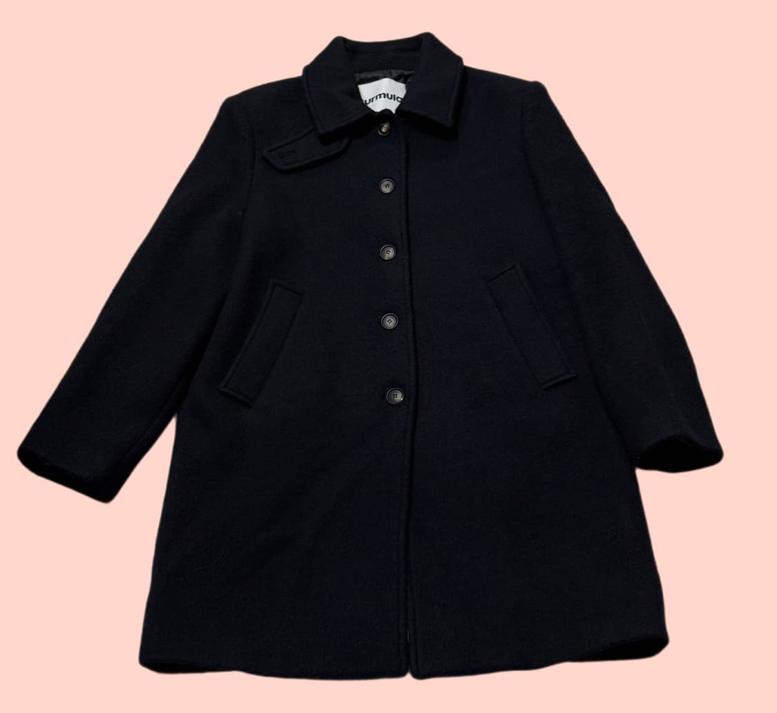 버뮬라 오버사이즈드 싱글 코트 네이비 상품이미지1