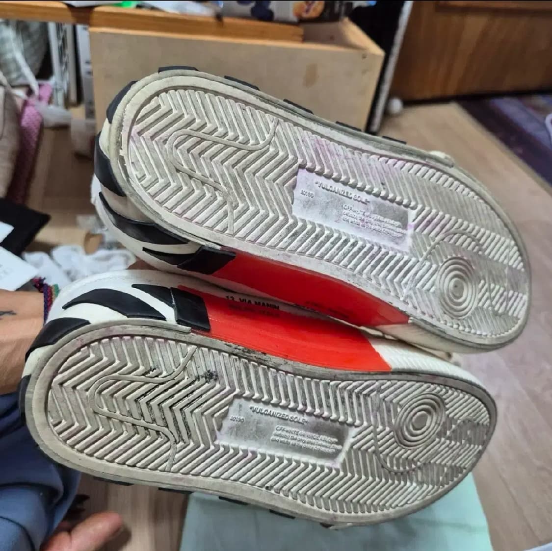 정품 박스x 오프화이트 255 남여공용 상품이미지5