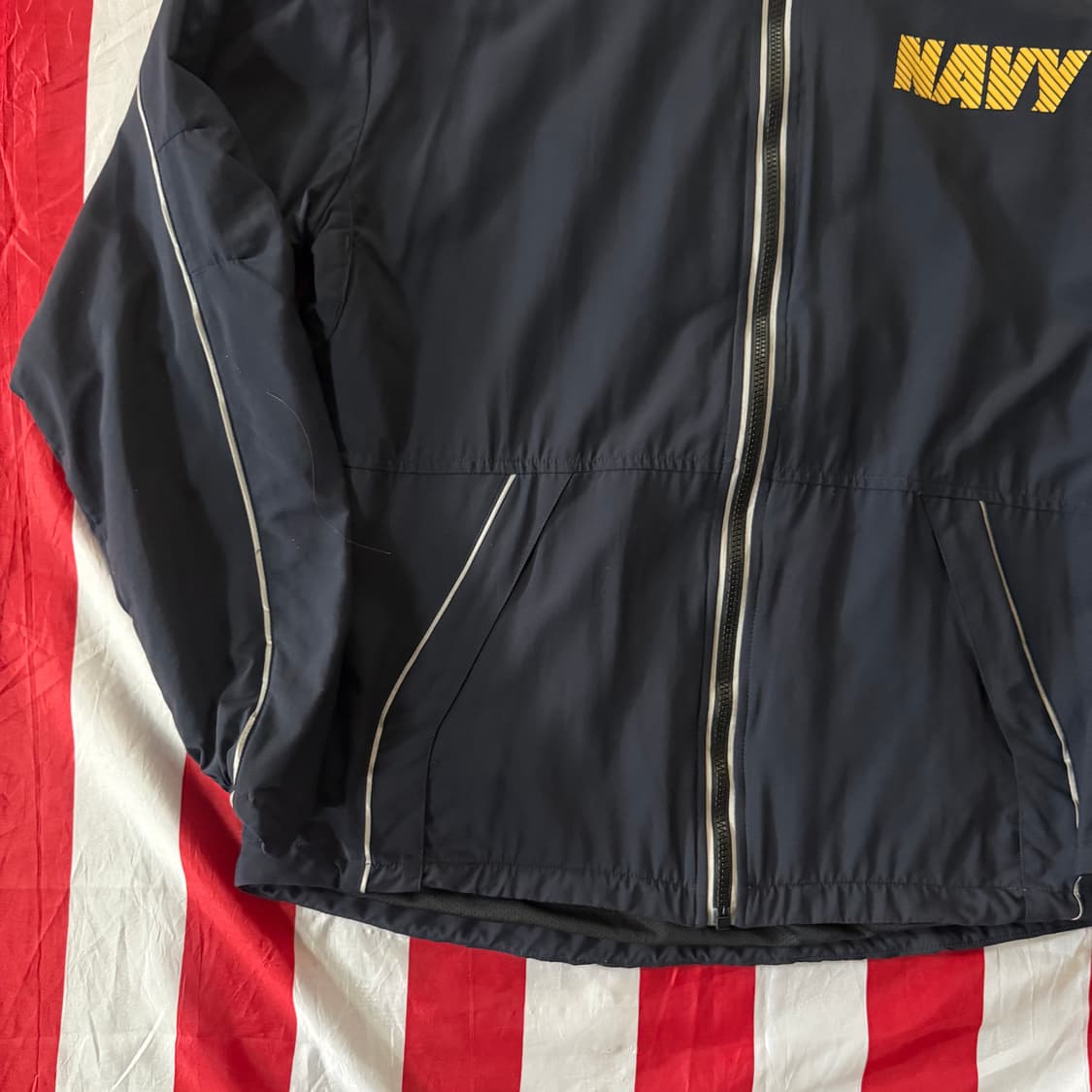 [M] 밀리터리 미 해군 NAVY 바람막이 러닝 자켓 -6 상품이미지2