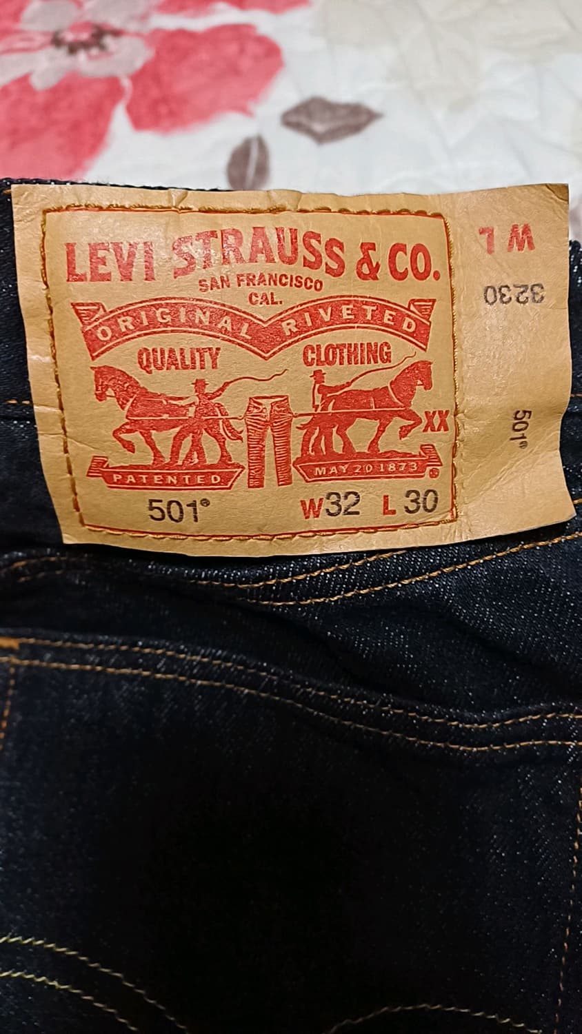 리바이스 501 오리지널진 32인치 기장96 상품이미지8