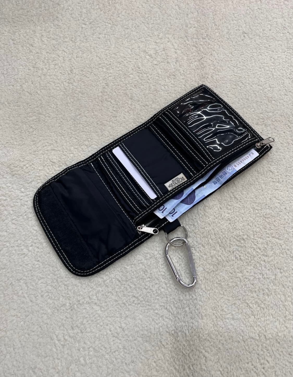 PORTER stitch wallet black 택포 상품이미지7