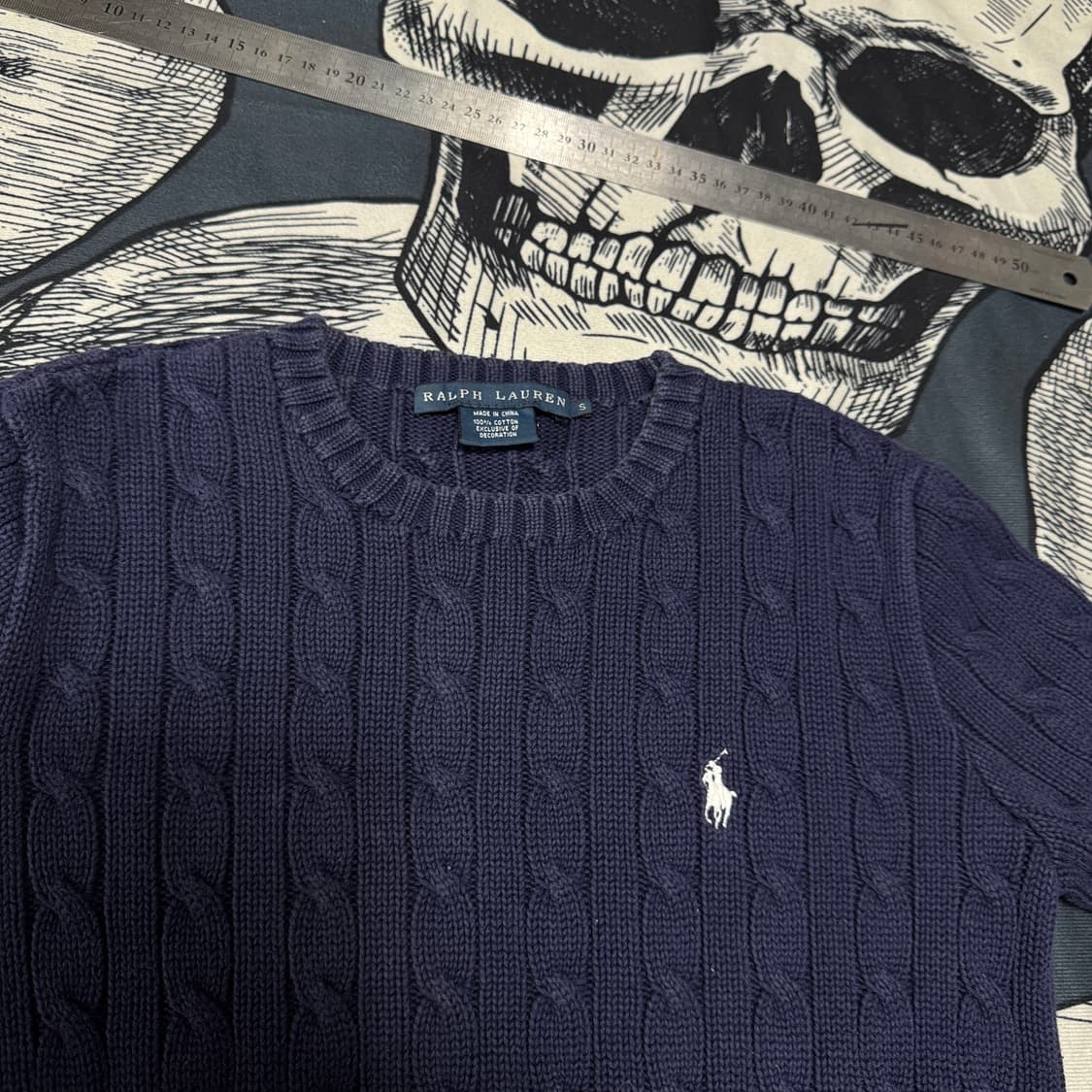 랄프로렌 꽈배기니트 여성 S사이즈  상품이미지2