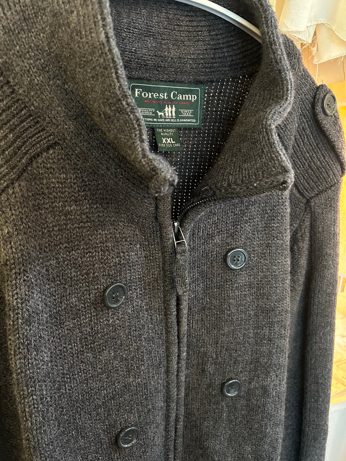 Forest camp 니트집업 상품이미지5