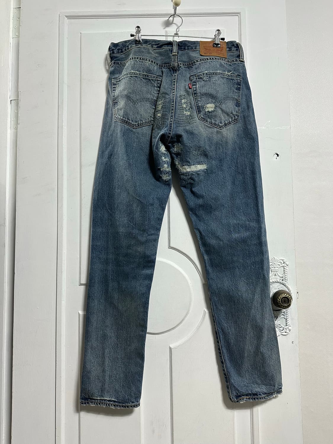 리바이스 501CT 보로 패치워크 데님 팬츠 상품이미지2