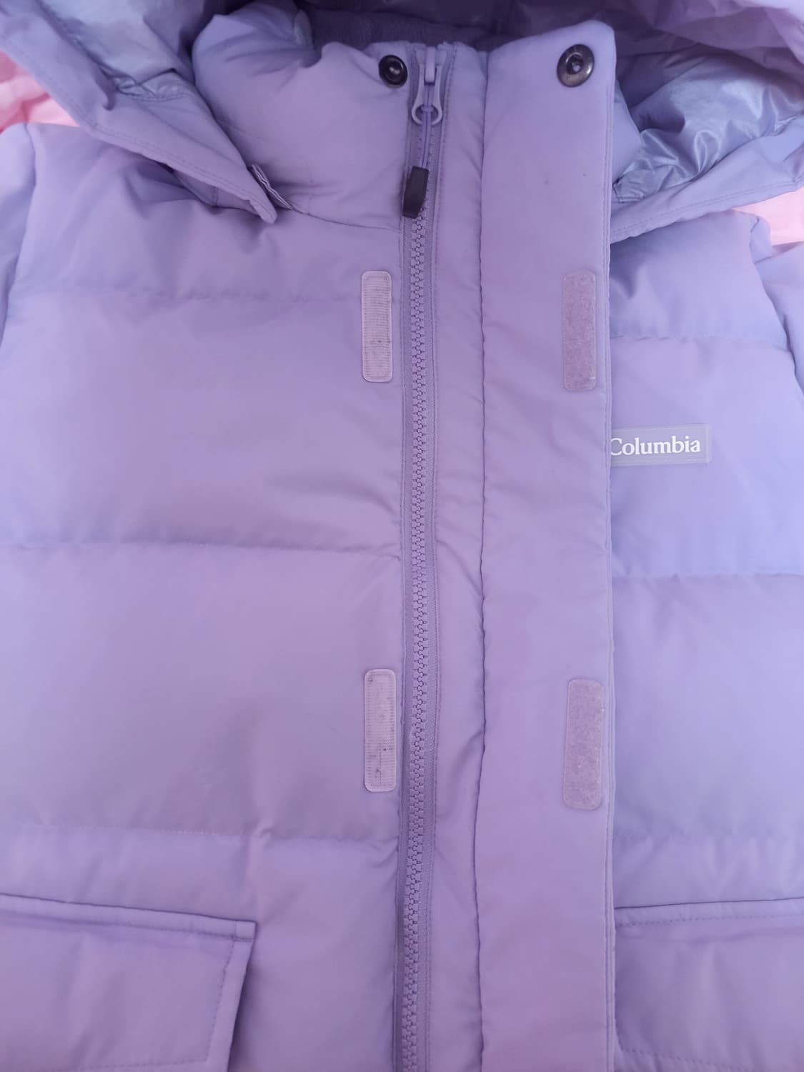 급처상태좋음!콜롬비아 키즈 충전재 오리털 롱패딩 아동복 나이키st 상품이미지6