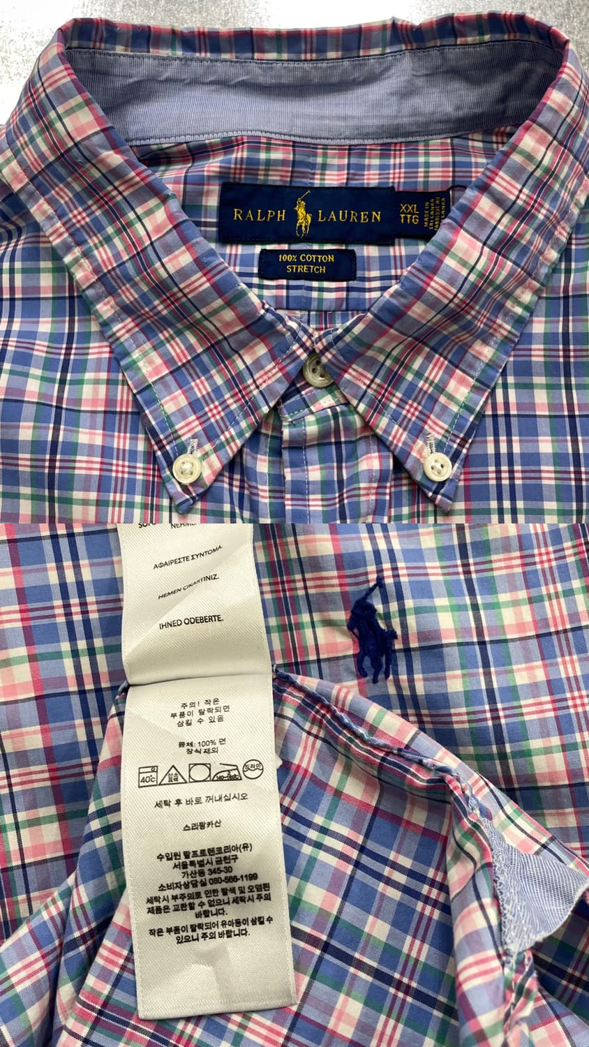 (2XL) POLO 폴로 랄프로렌 체크 셔츠 상품이미지9