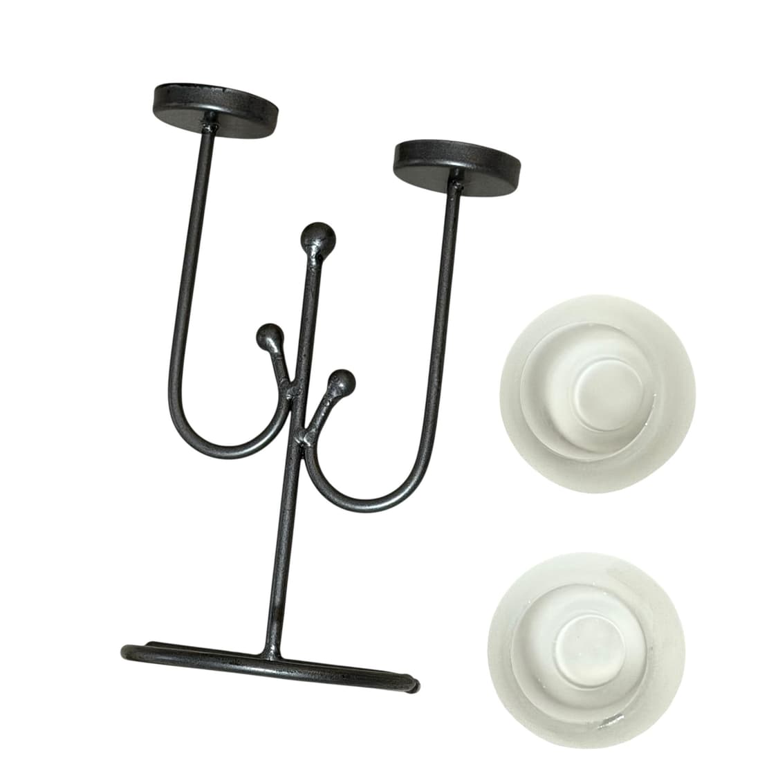 90s 미니멀 2구 촛대 상품이미지4