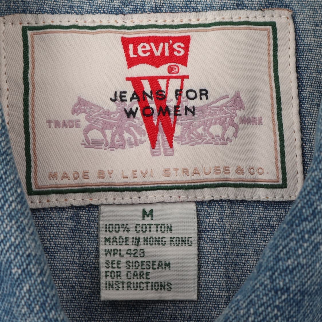 리바이스 포 우먼 데님 베스트 상품이미지7