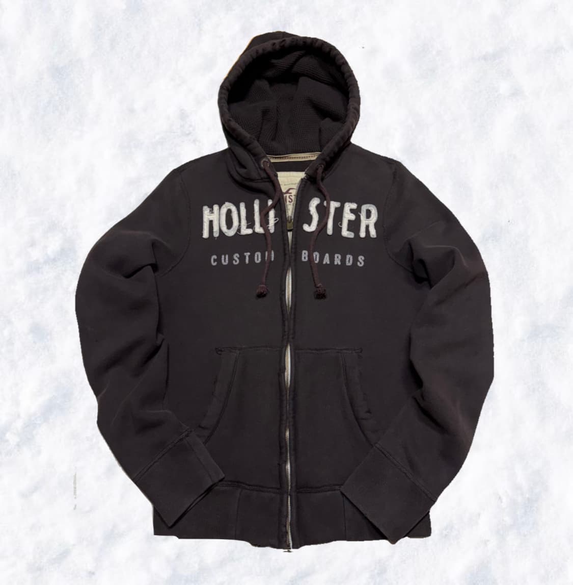 홀리스터 다크브라운 후드집업 상품이미지1