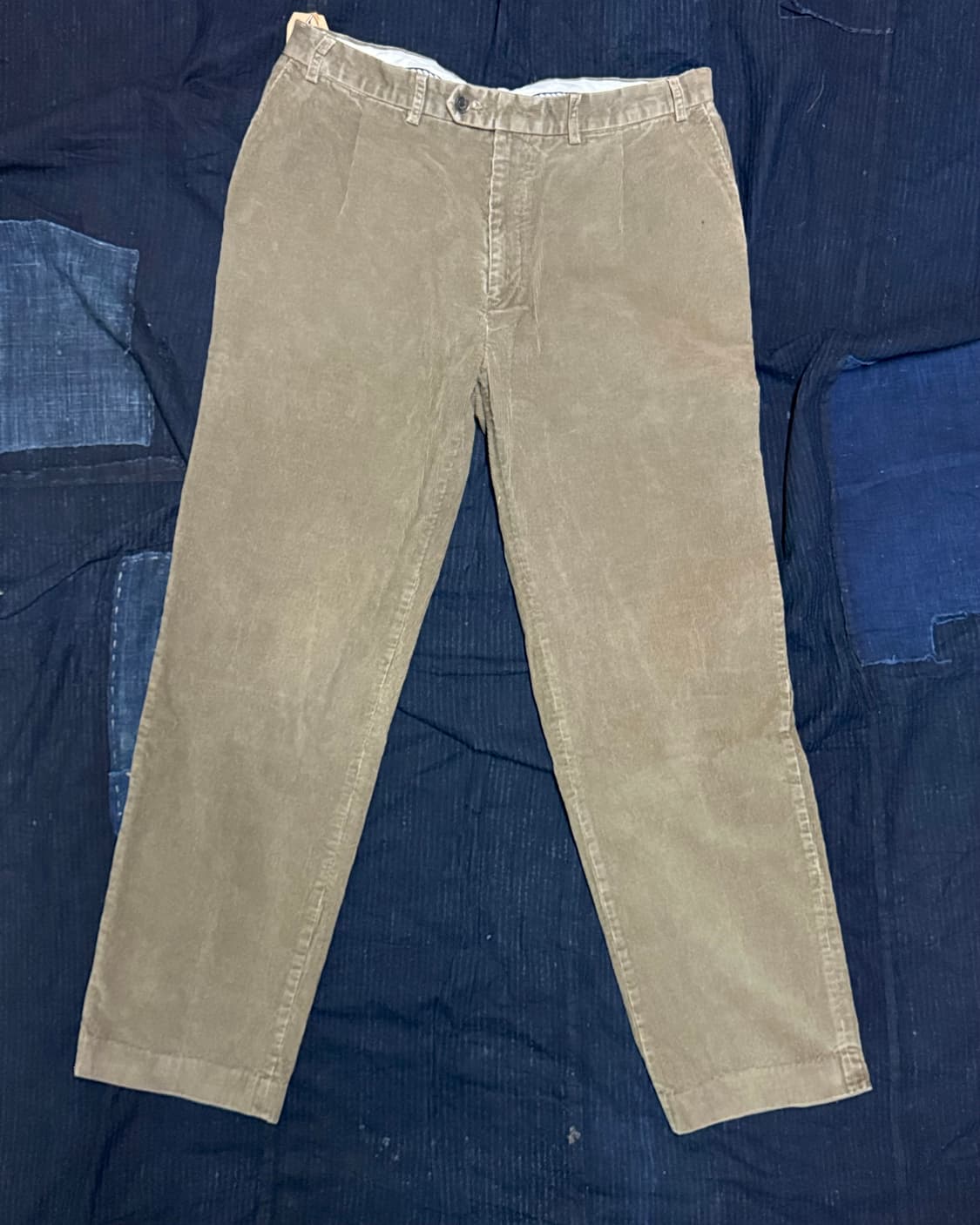 90‘s 로렌 랄프로렌 투턱 코듀로이 앤드류 팬츠 34 상품이미지1