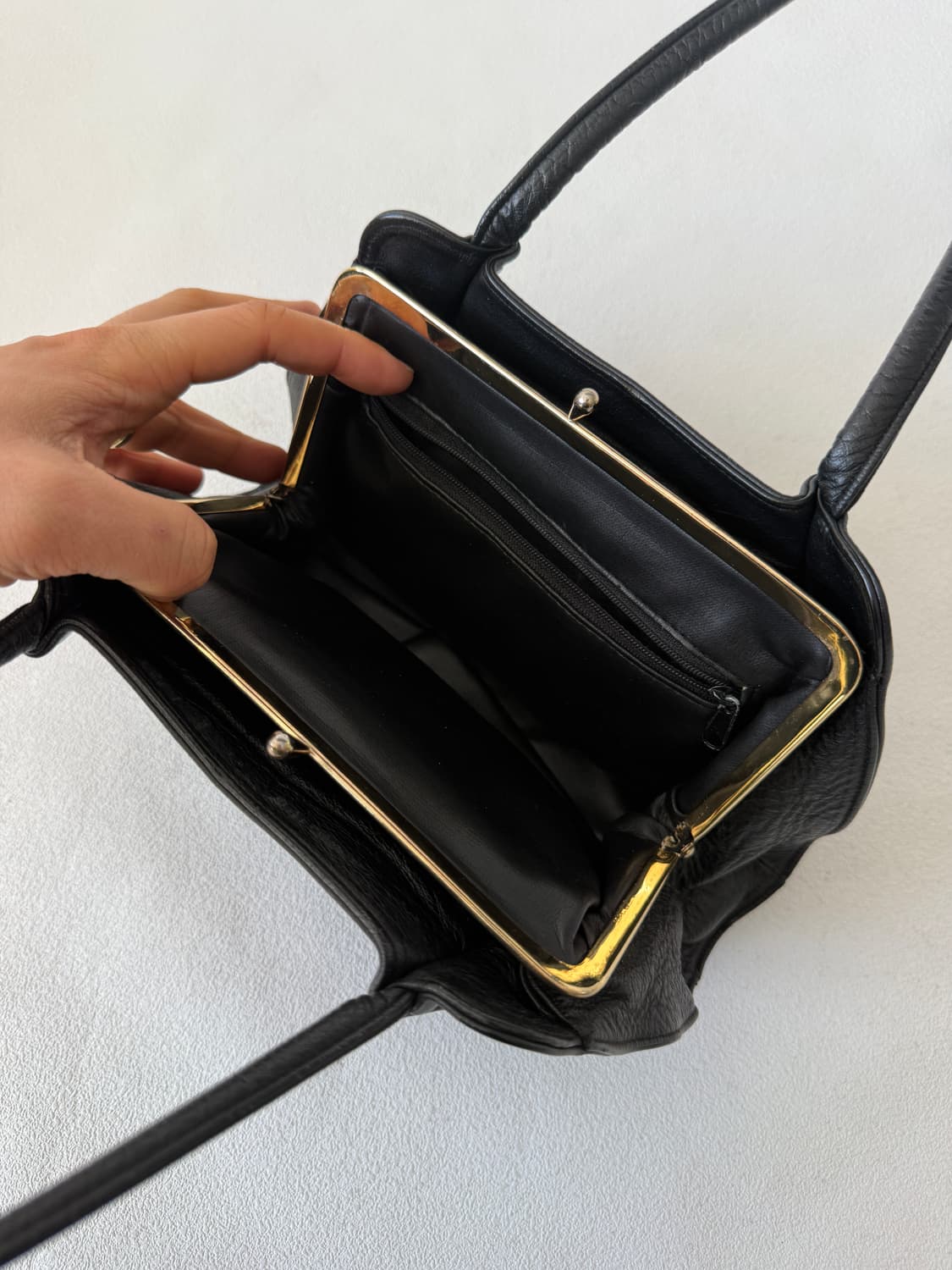 Pre owned 레더 프레임백 상품이미지7