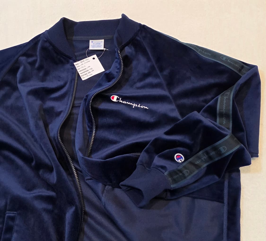 CHAMPION 챔피온 츄리닝세트 (벨벳&실크) 상품이미지4