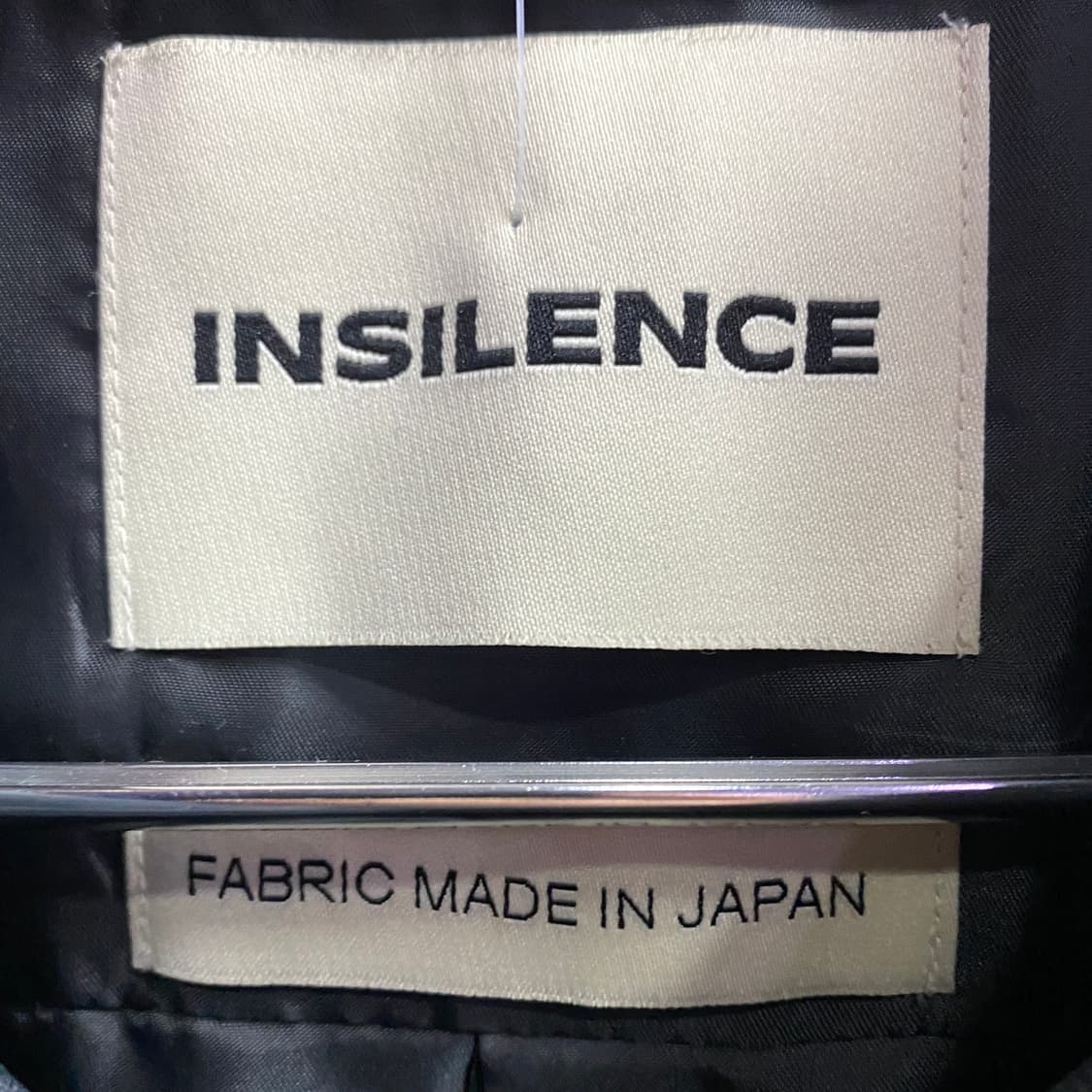 인사일런스 포인티드 칼라 블랙 블루종 자켓 B3978 상품이미지3