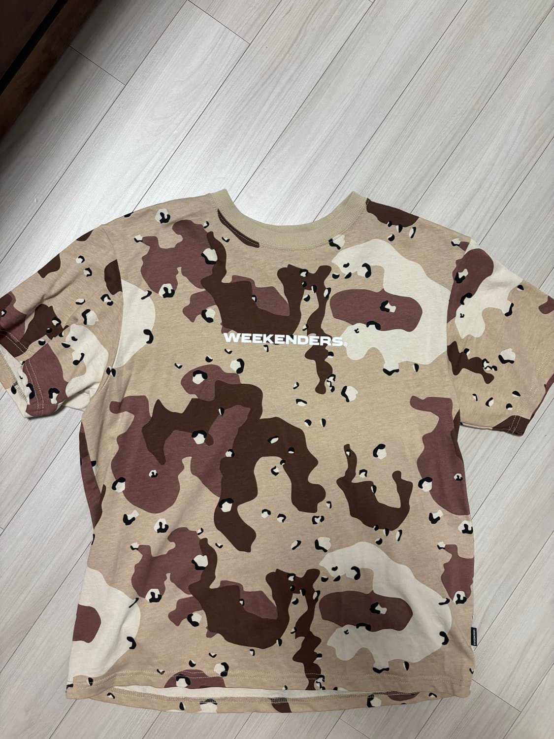 위캔더스 데저트카모 반팔티 S 상품이미지1