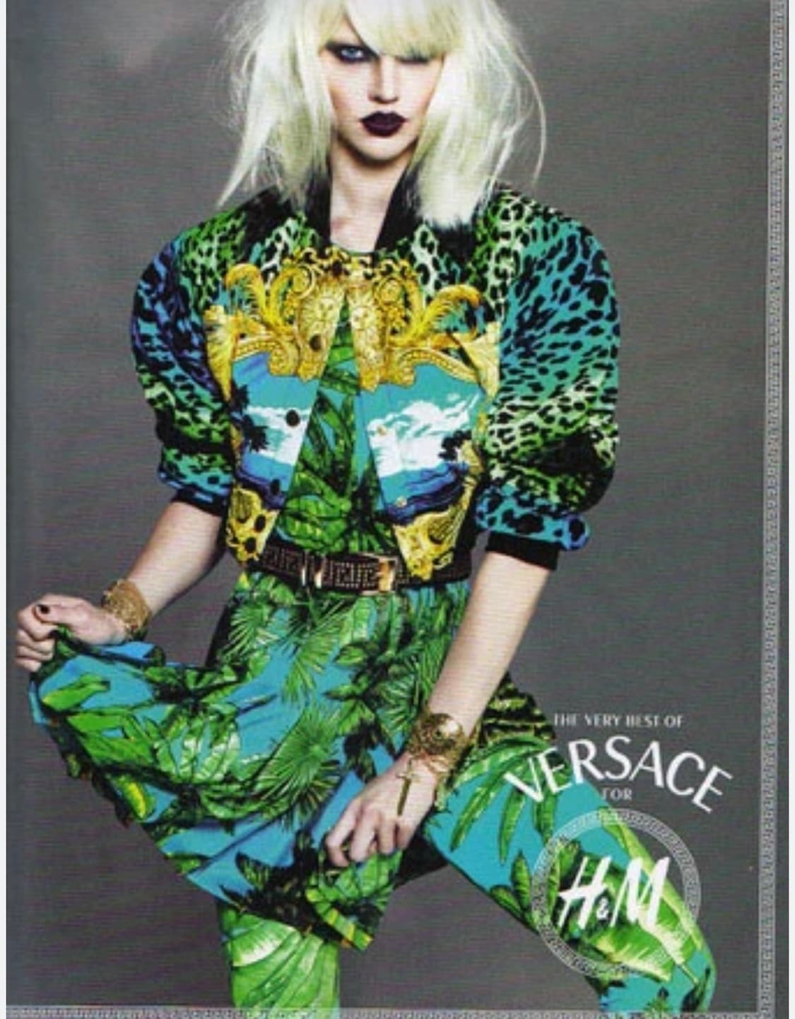 베르사체 versace X h&m 봄버자켓 (여성) 상품이미지8