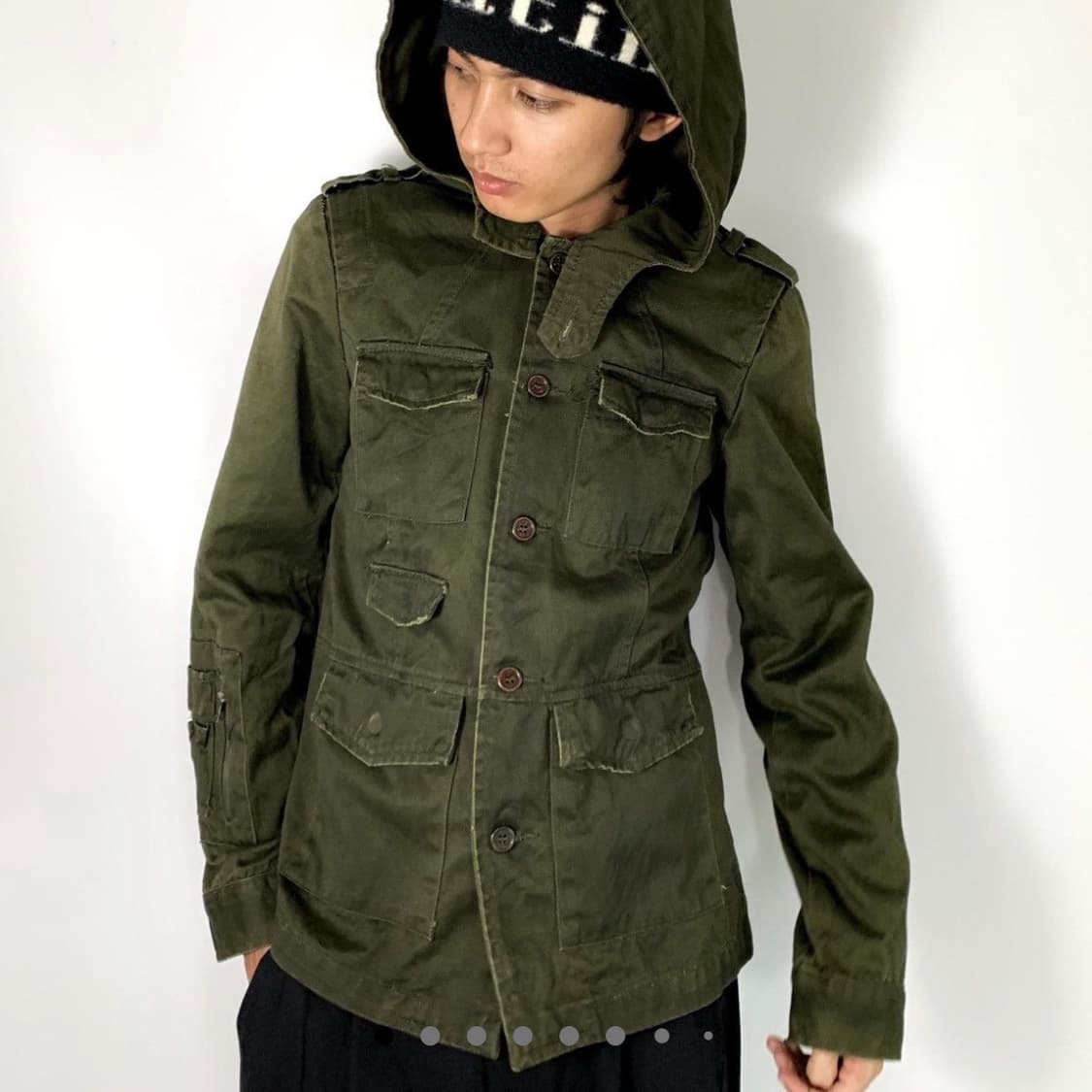 닐바렛 밀리터리 후드 자켓 상품이미지1