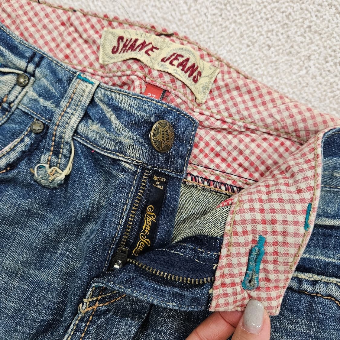 [27] 쉐인진스 빈티지 워싱 데님 팬츠 1203JM1 상품이미지2