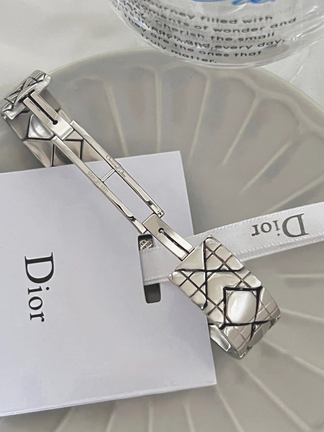 디올 까나쥬 패턴 브레이슬릿 시계 / 정품감정. 케어 상품이미지3