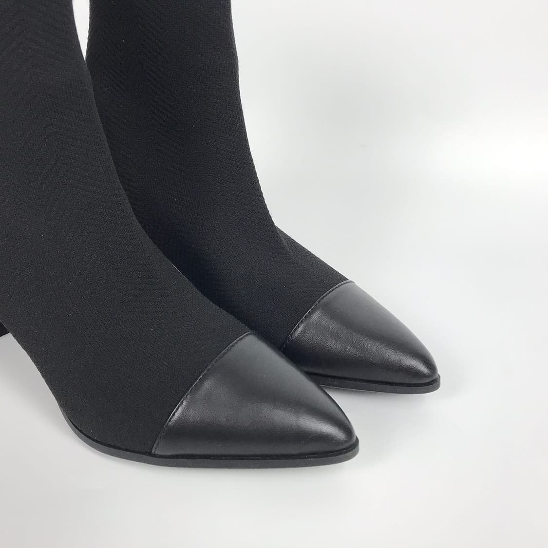 나인웨스트 뉴 나오미 레더 니트 삭스부츠 여성235 상품이미지3