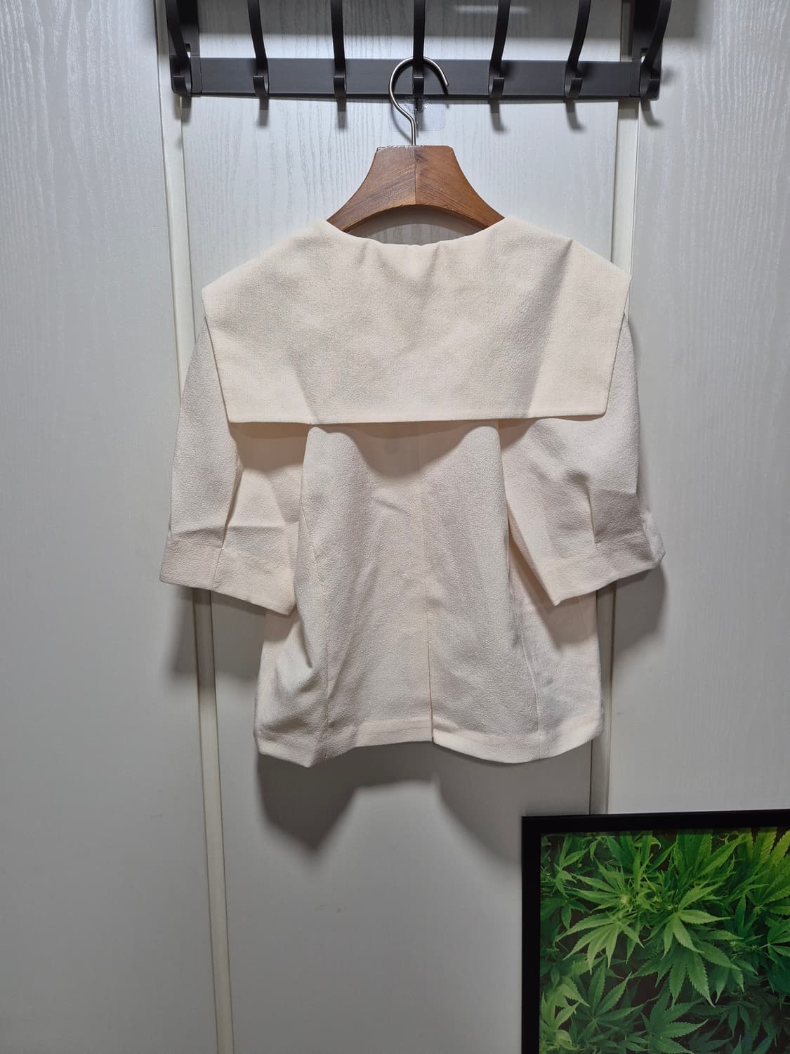 (세일)(새상품)코벳블랑 반팔 블라우스 아이보리 상품이미지10