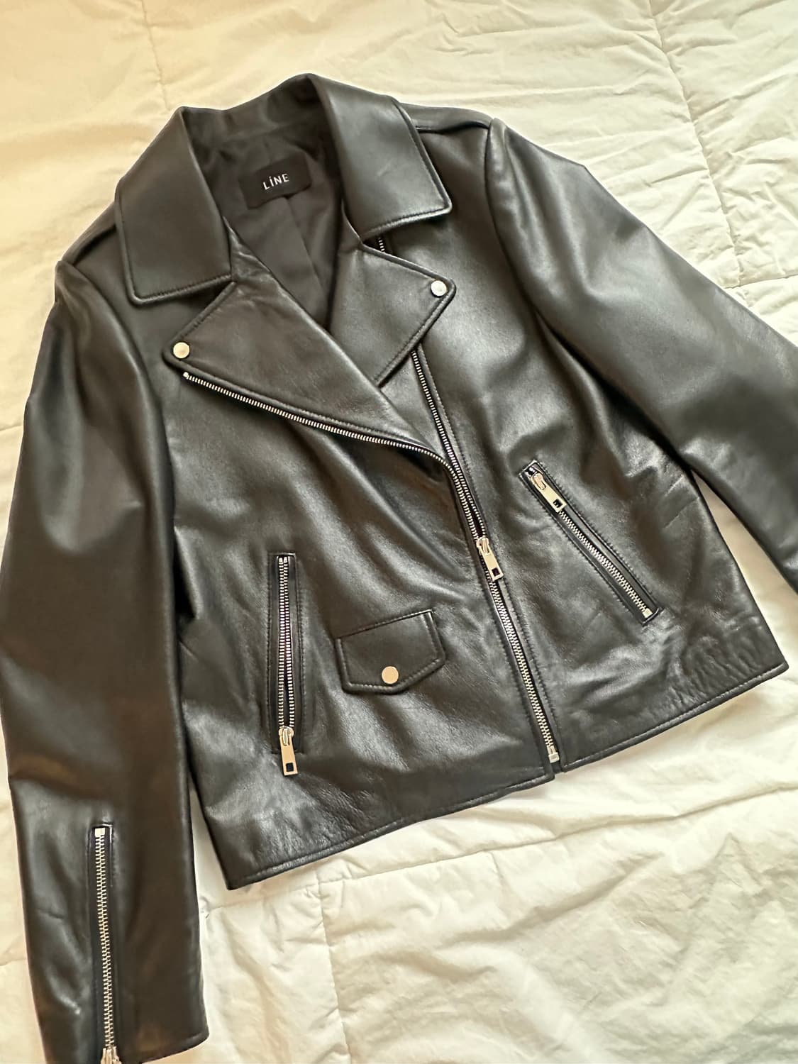 LINE 가죽 자켓 상품이미지2