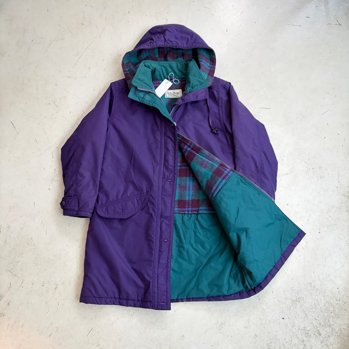 90s USA 엘엘빈 빈티지 마운틴 파카 자켓 S 상품이미지8