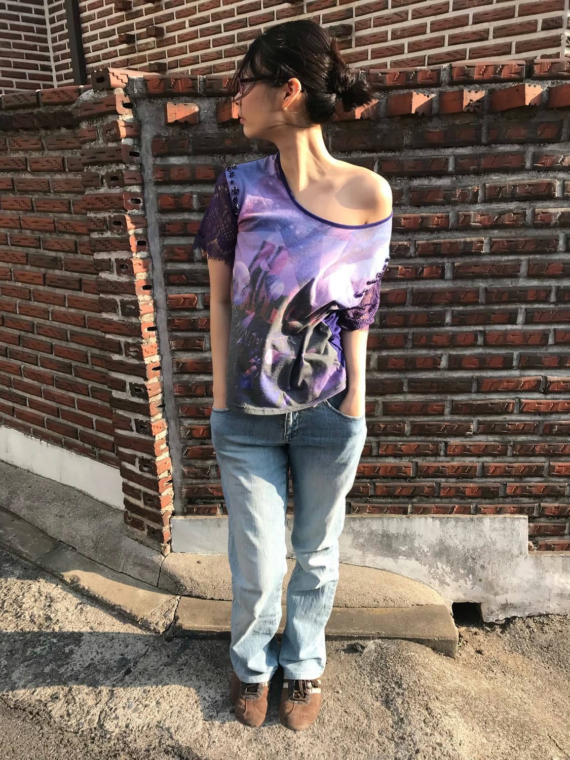 vintage pattern lace top 상품이미지5