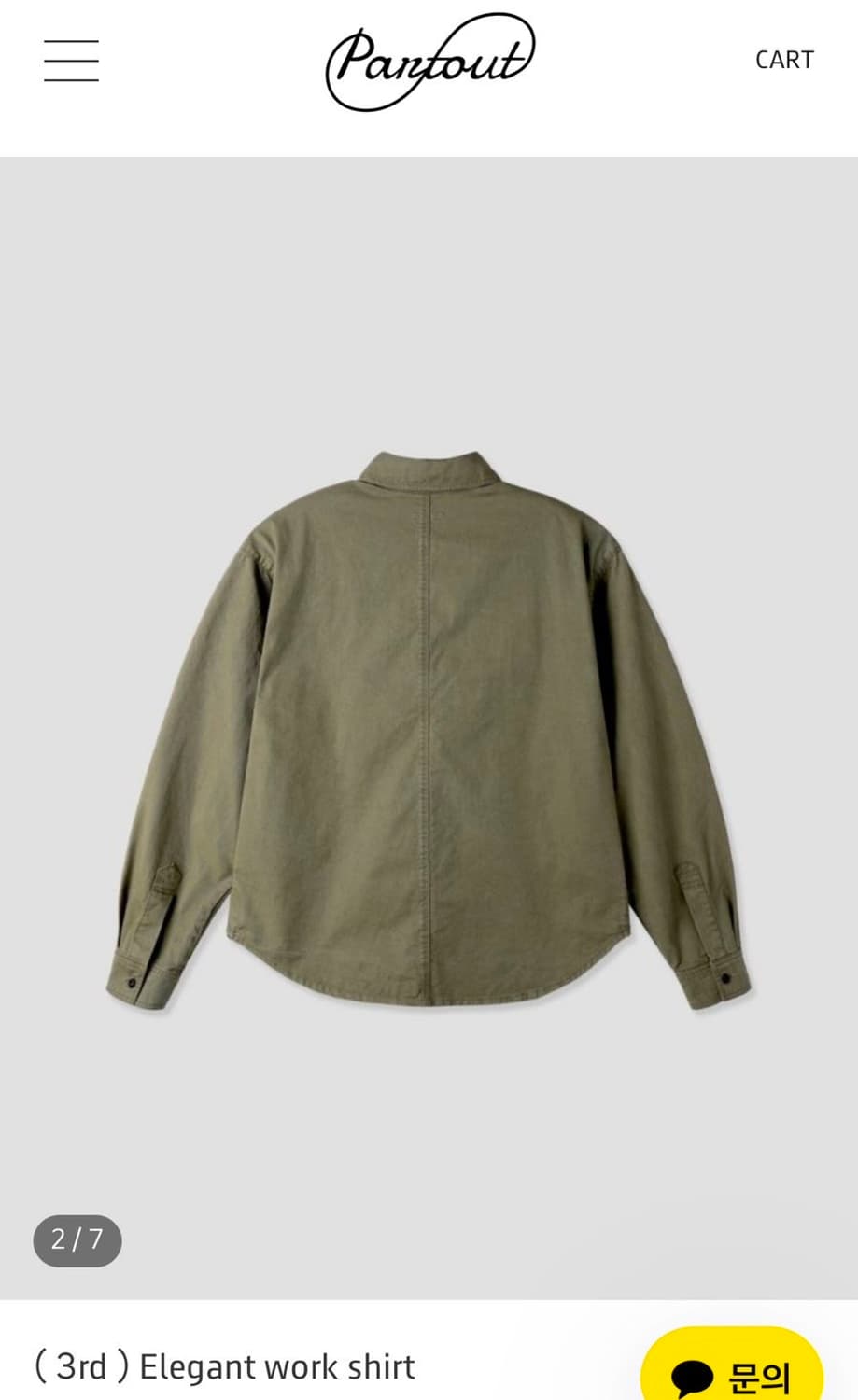 (새상품) 파크투 Elegant work shirt 상품이미지3