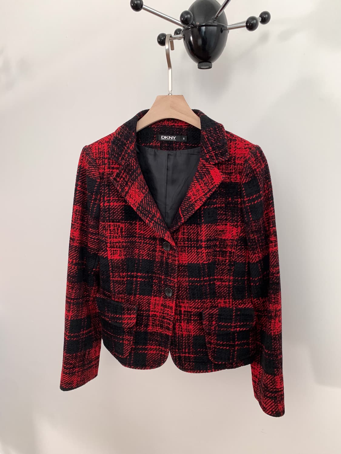 DKNY 레드 체크 셋업 90/28inch  상품이미지7