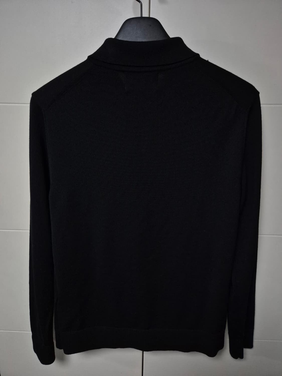 (46) 솔리드옴므 블랙 울 카라 니트 상품이미지2