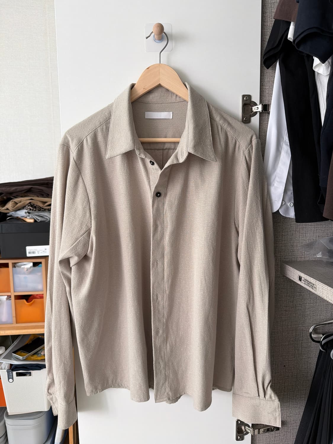 LES Seim tailored shirt (beige) 2사이즈 상품이미지1