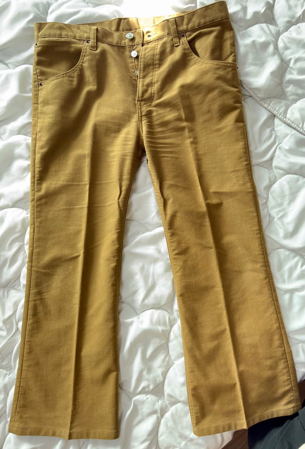 Husbands paris 허즈밴드 파리 몰스킨 플레어 팬츠 상품이미지2