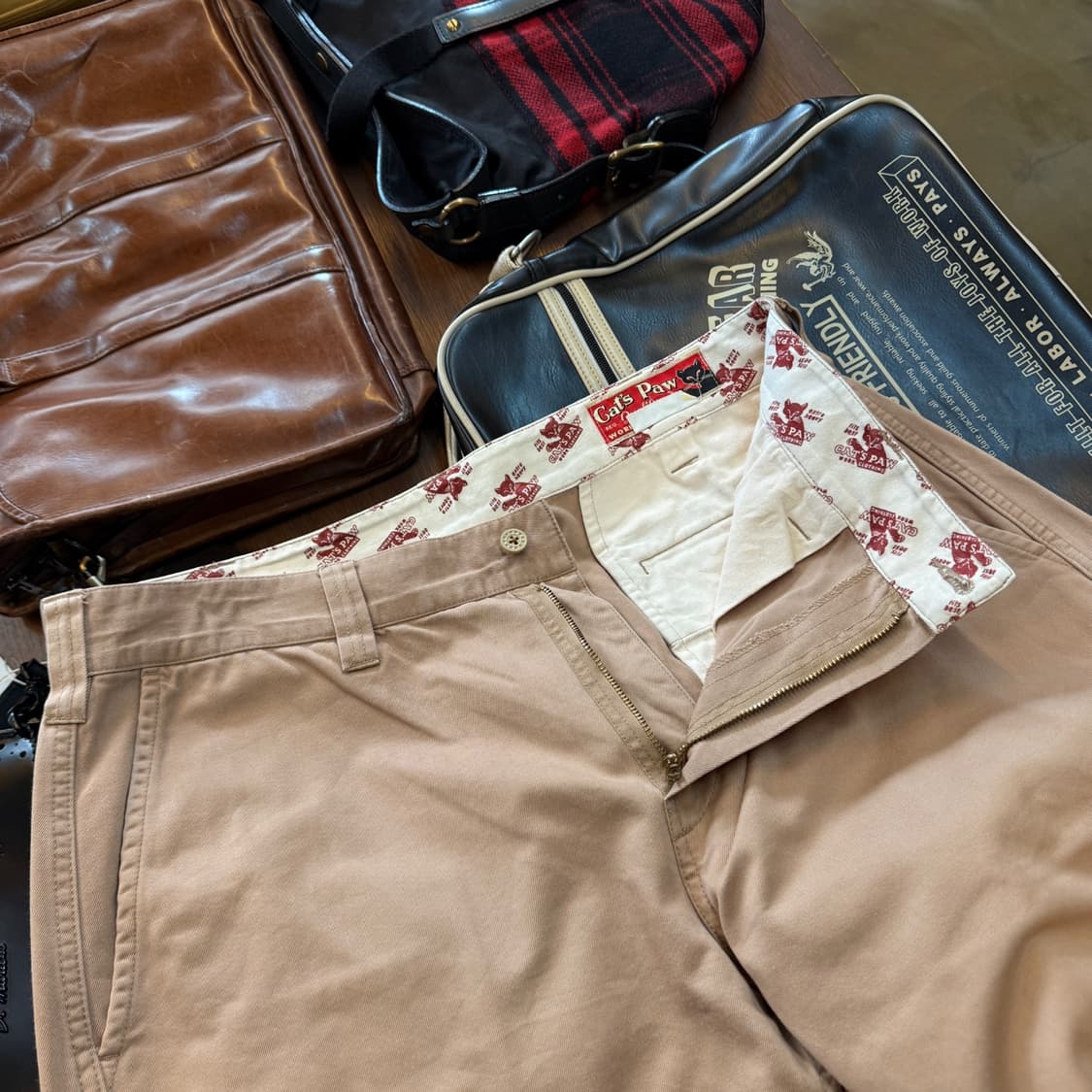 캣츠 포 BY 토요 엔터프라이즈 와이드 스트레이트 치노 팬츠 34 35 상품이미지7