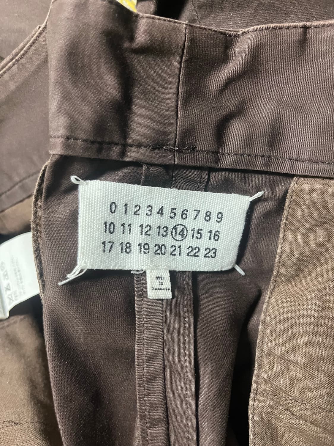 마르지엘라 맥퀸팬츠 44 브라운 상품이미지5