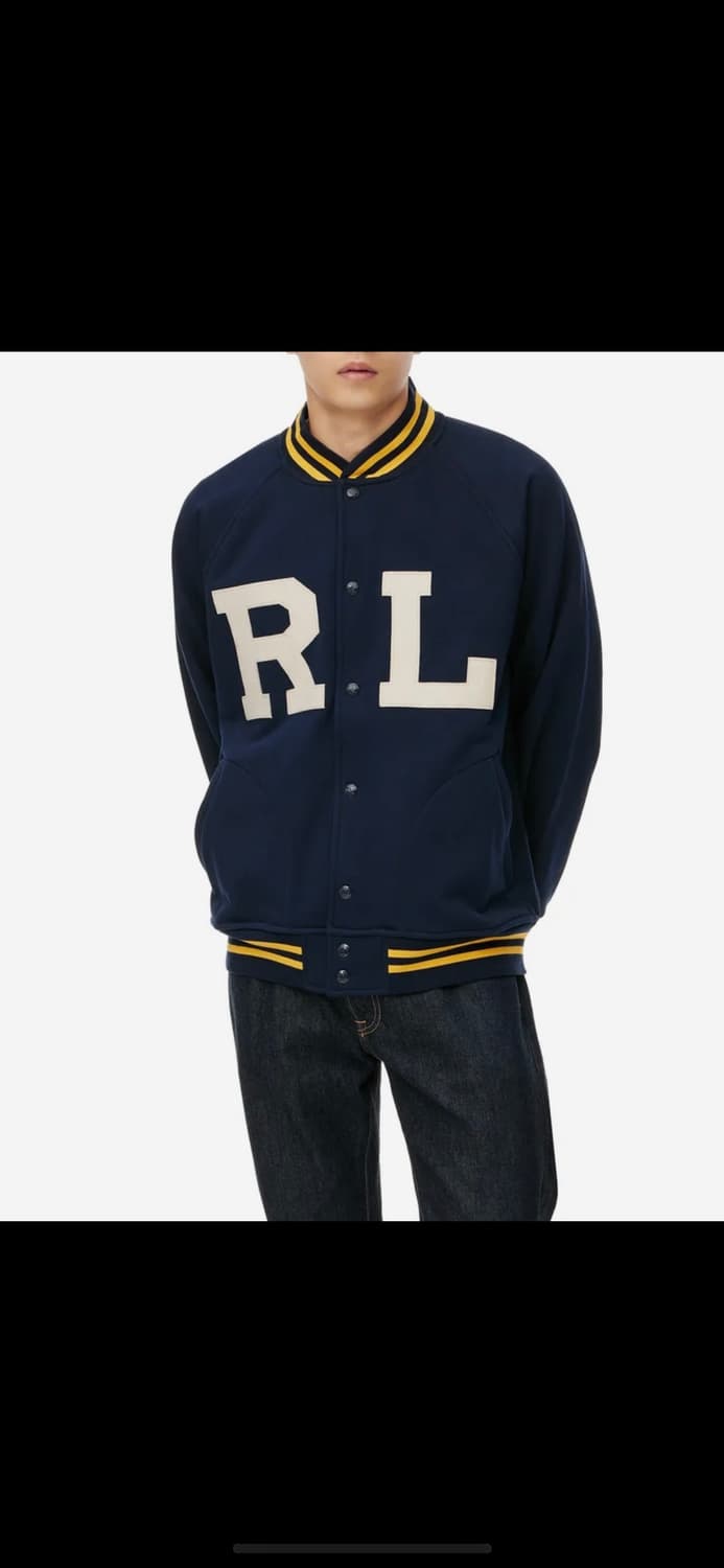 [L] [새상품] 폴로 RL 레터맨 자켓 상품이미지1