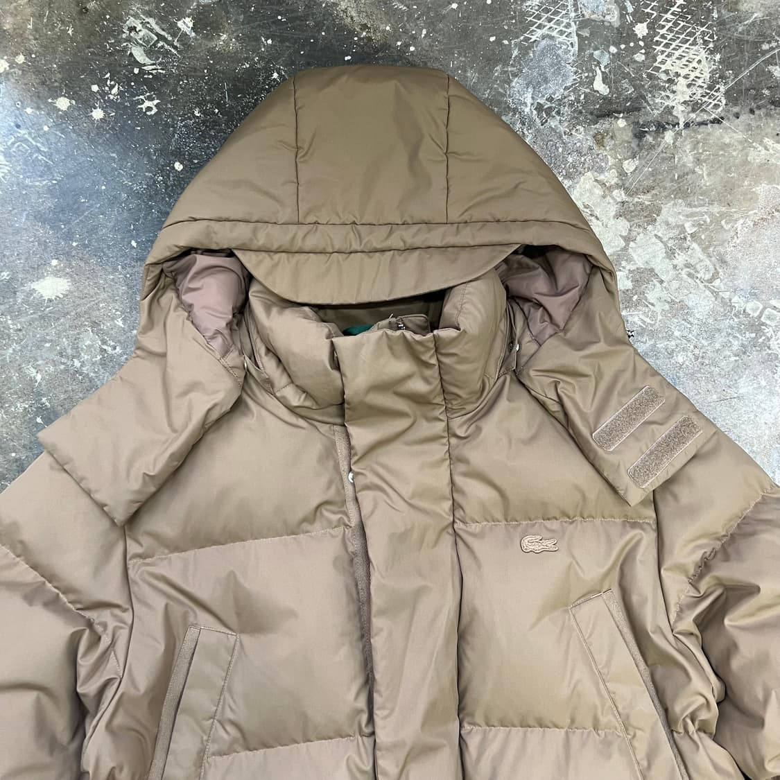 105) 라코스테 덕다운 패딩 오리털 패딩 점퍼 하프패딩 상품이미지3