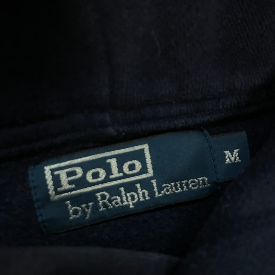폴로 랄프로렌 빈티지 뉴욕 리버스위브 후드티 네이비 상품이미지4