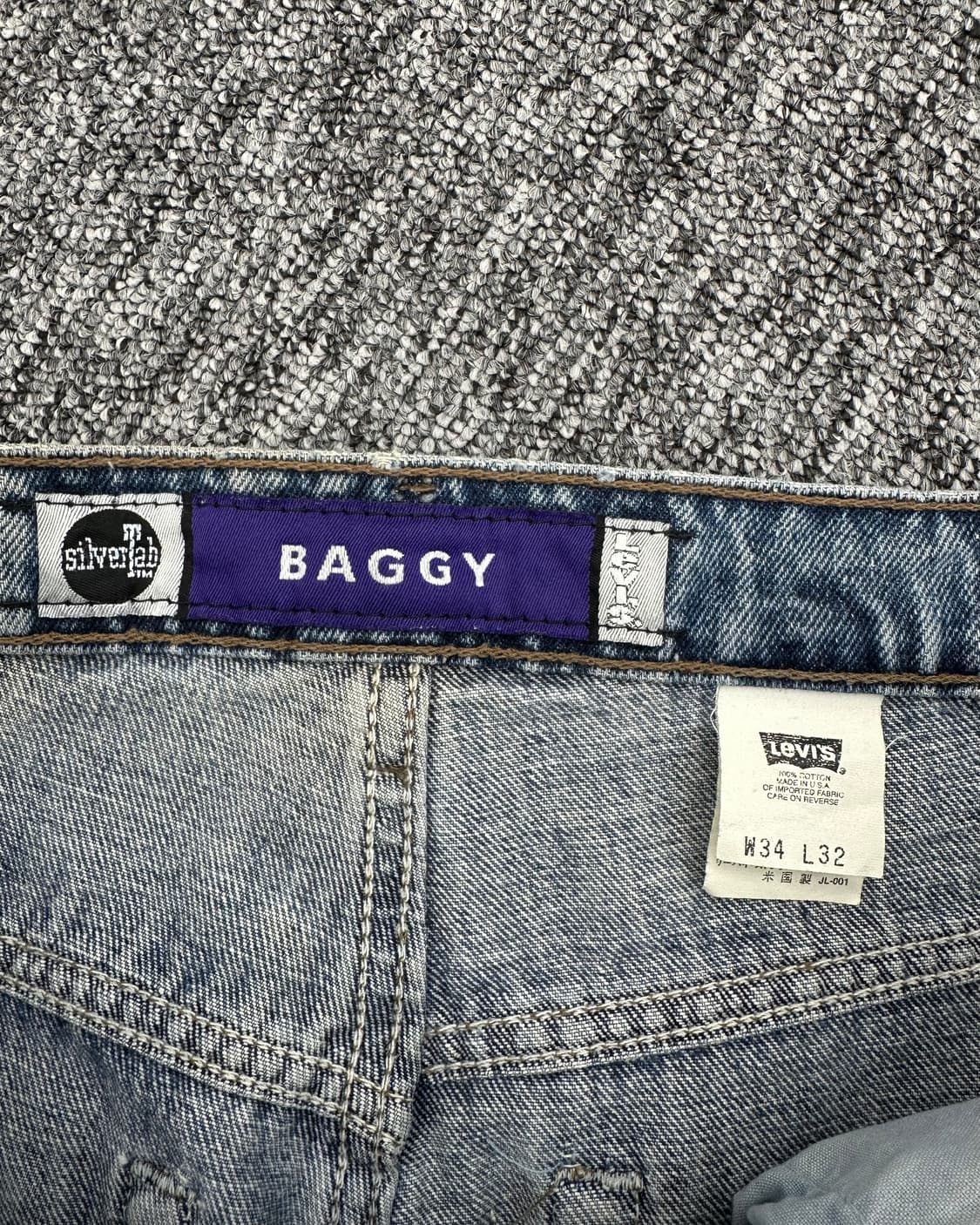 (허단44)90'S 리바이스 실버탭 배기-M1078 상품이미지5